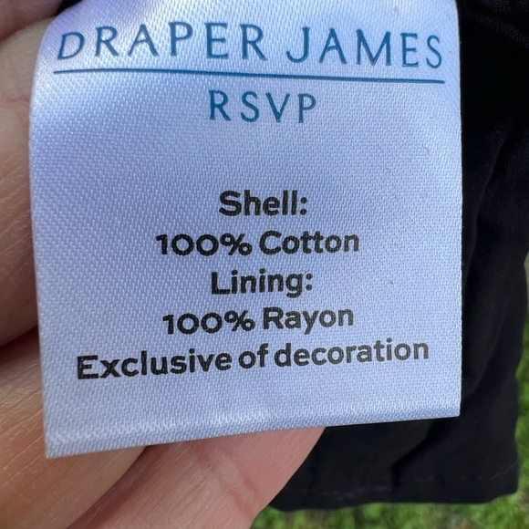 DRAPER JAMES RSVP Embroidered Puff Sleeve Tie Waist Dress Women’s XS NWT NEW - Picture 10 of 13